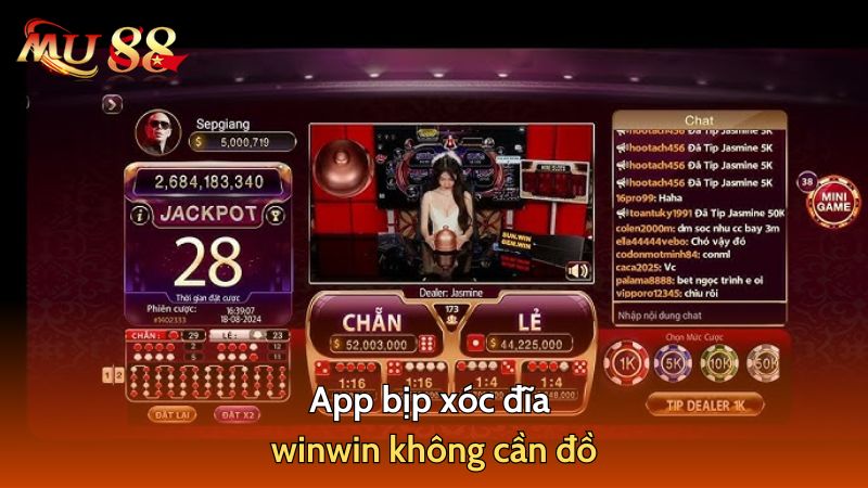 App bịp xóc đĩa winwin 