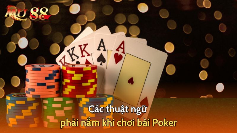 Các thuật ngữ phải nắm khi chơi bài Poker